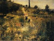 Auguste renoir Road Rising into Deep Grass oil painting picture wholesale